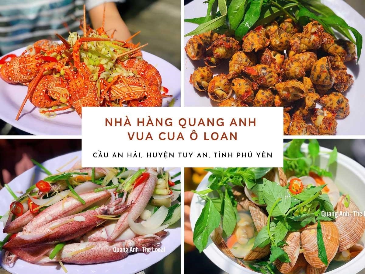 Thưởng thức ẩm thực đặc sắc tại thiên đường hải sản tươi sống Quang Anh là điều không thể bỏ qua. Hải sản từ biển gần Quy Nhơn.