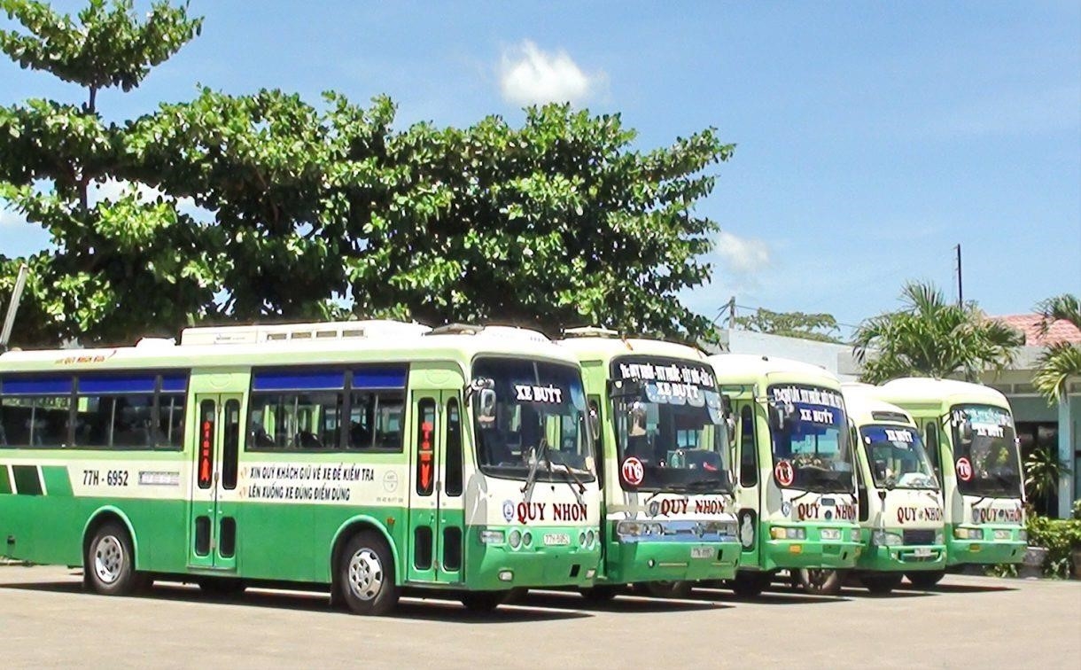 Lịch trình xe buýt tại Quy Nhơn.
