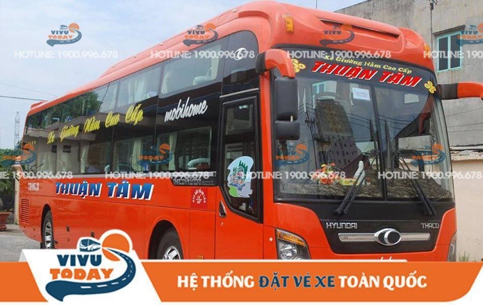 Dịch vụ xe giường nằm đi Quy Nhơn là thế mạnh của hãng xe Thuận Tâm.