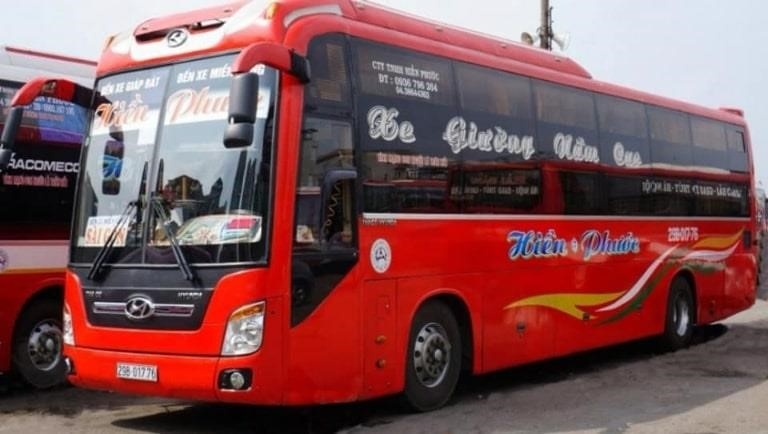 Tuyến xe buýt Hà Nội đi Quy Nhơn được trang bị đầy đủ.