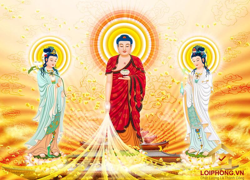 Hình ảnh Phật Tây Phương Tam Thánh đẹp 14