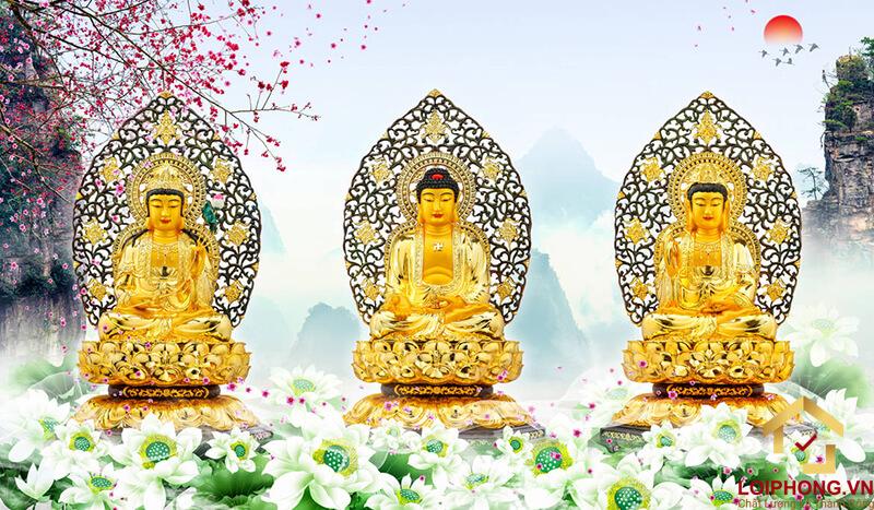 Hình ảnh Phật Tây Phương Tam Thánh đẹp 16