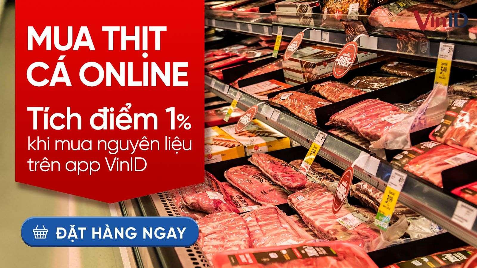 Banner CTA mua thịt cá online