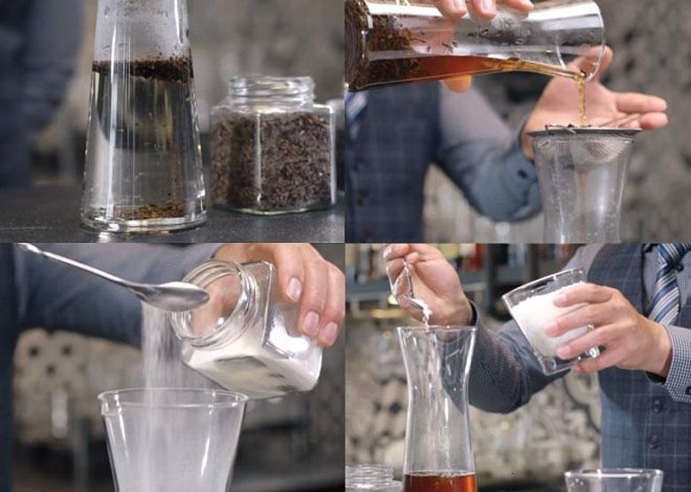 Cách pha trà sữa trân châu đường đen khi ủ trà đen và pha trà sữa