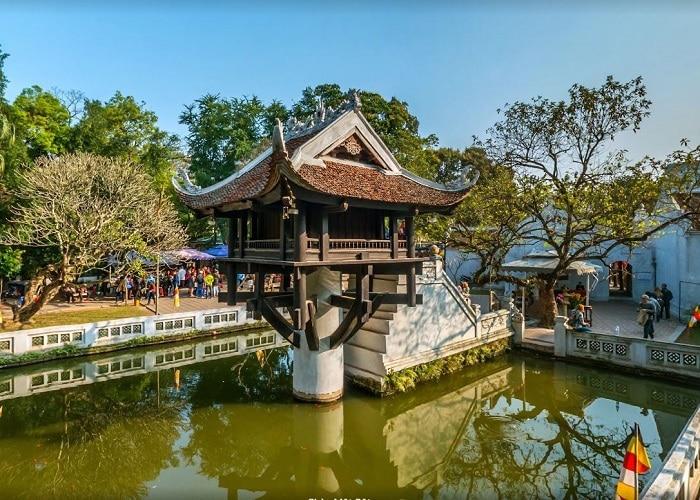 Địa điểm du lịch trong Hà Nội, chùa Một Cột