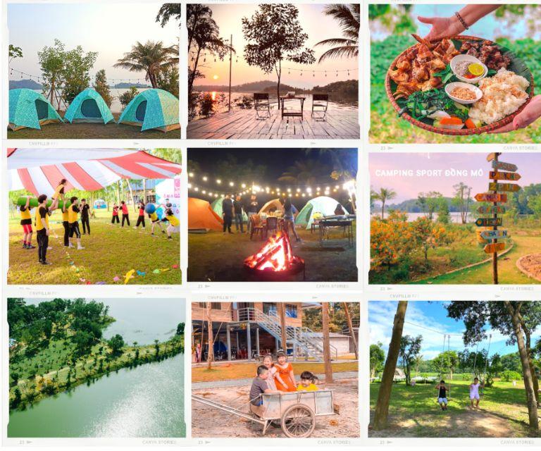 Camping du lịch Đồng Mô