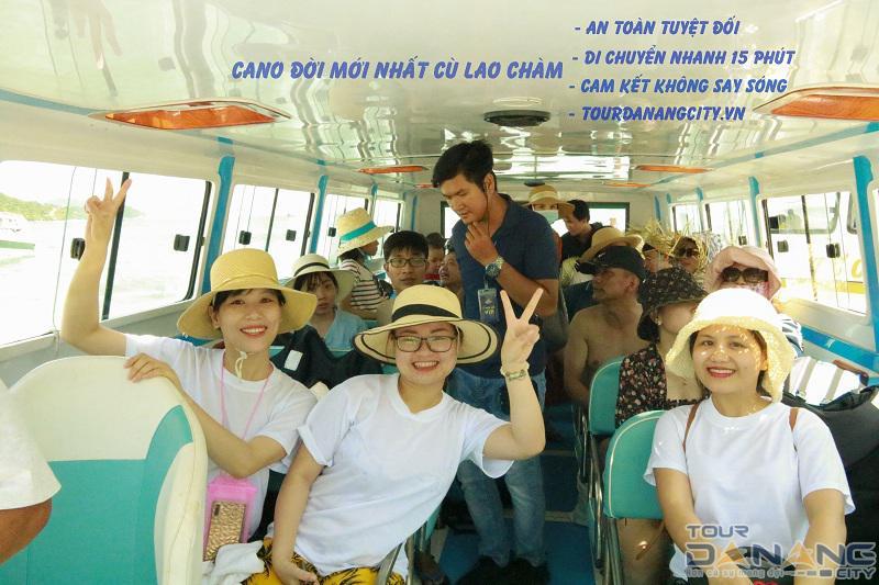 Cano du lịch Cù Lao Chàm Đà Nẵng